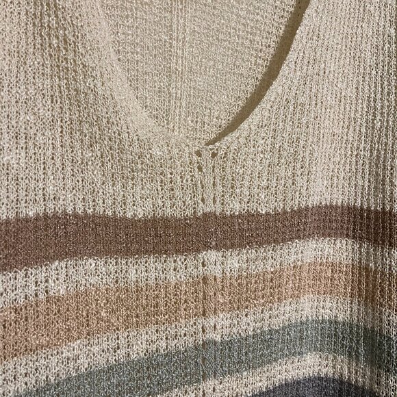 Pink Lily Hold My Hand Striped Slouchy Sweater - Medium/Large - Picture 2 of 5